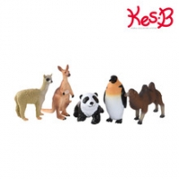 캐스B]네이처 소프트세계의동물5종세트(2700)