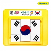 씽크업자석퍼즐-태극기