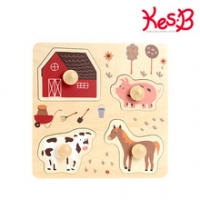 튼튼 점보꼭지퍼즐 농장(2833)