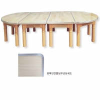 원목안전유치책상(ABS다리)/j006-1