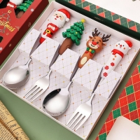 산타수저 + 포크(4PCS)