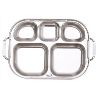 스텐 손잡이 식판 234x177mm