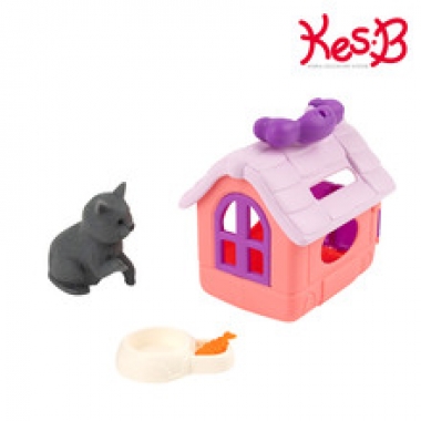 [캐스B]플레이 미니펫하우스 고양이(2962)