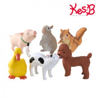 캐스B]네이처 소프트반려동물6종세트(2698)