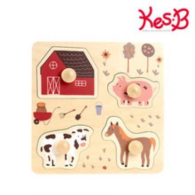 튼튼 점보꼭지퍼즐 농장(2833)