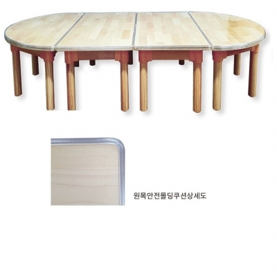 원목안전유치책상(원목다리)/j008-1