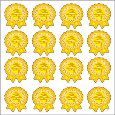 금박축스티커(소)5EA