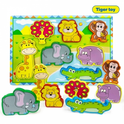 입체원목퍼즐-야생동물